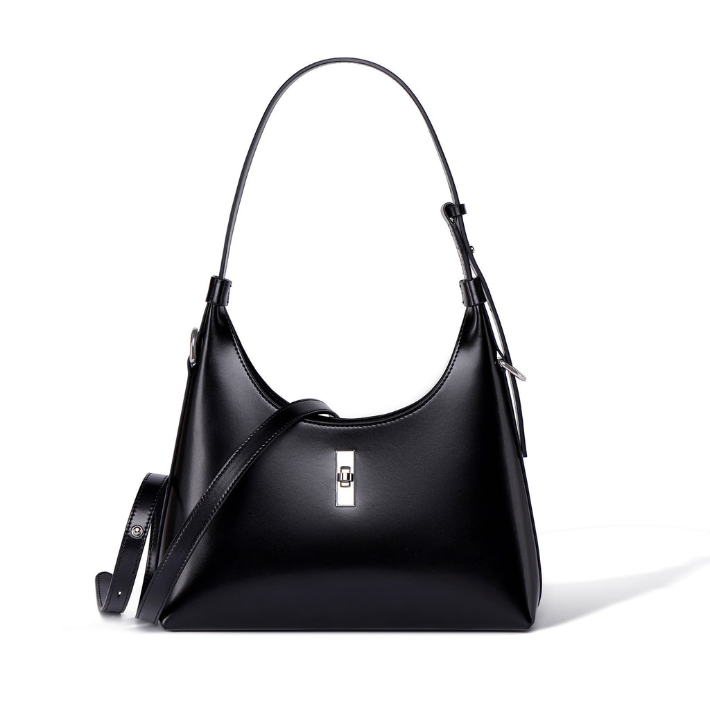 Soft Kitty Catalog – Retro Crescent Leather Shoulder Bag
