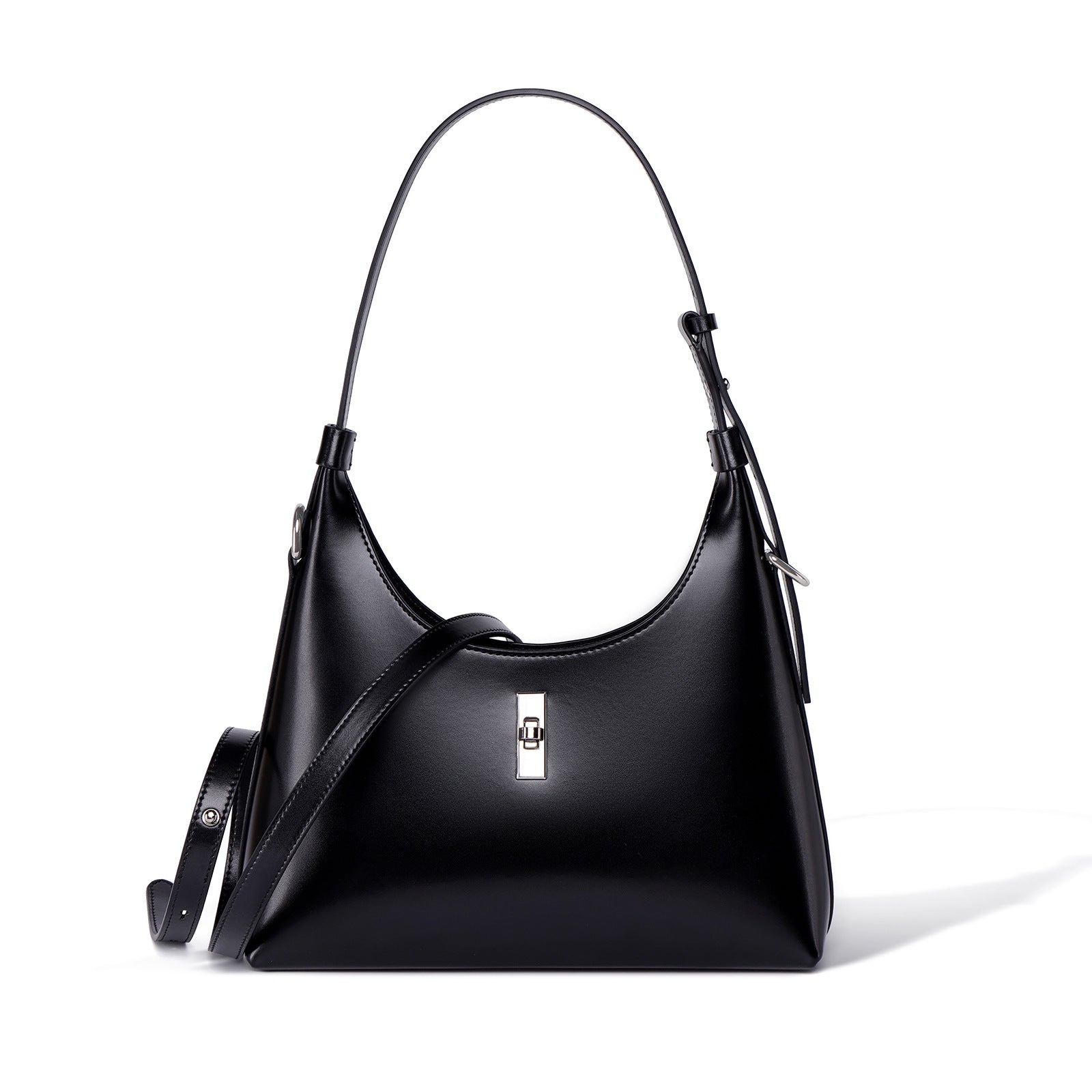 Soft Kitty Catalog – Retro Crescent Leather Shoulder Bag
