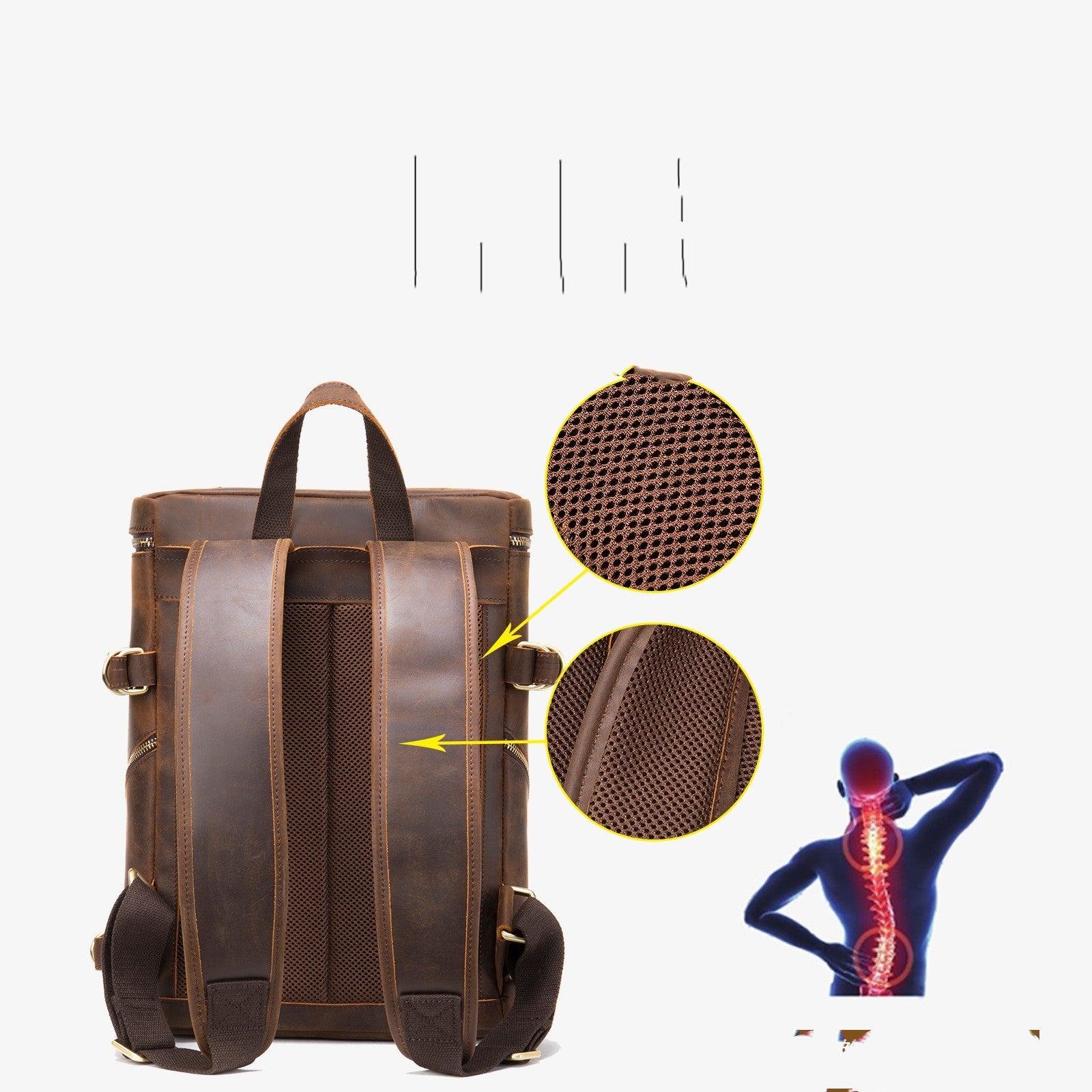 Dustin’s Discovery Pack – Retro Cowhide Backpack