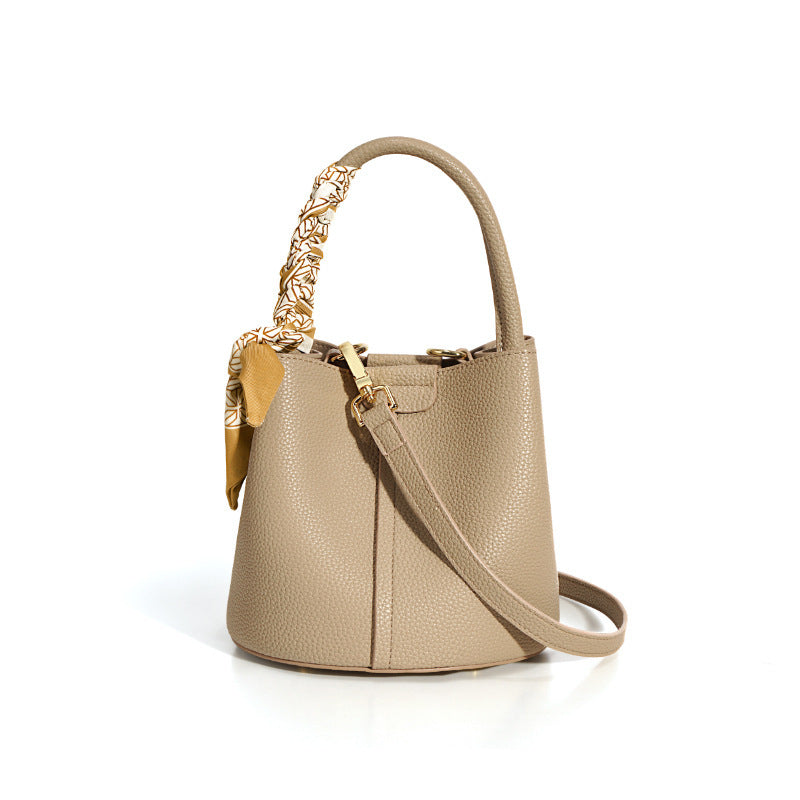 Brat Glow – Statement Genuine Leather Bucket Bag with Attitude