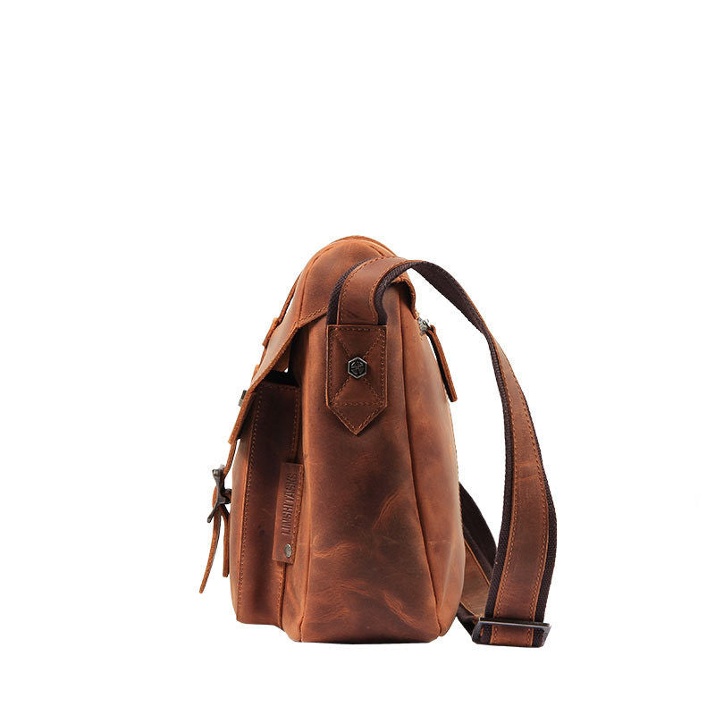 Breaking Boundaries – Vintage Cowhide Satchel