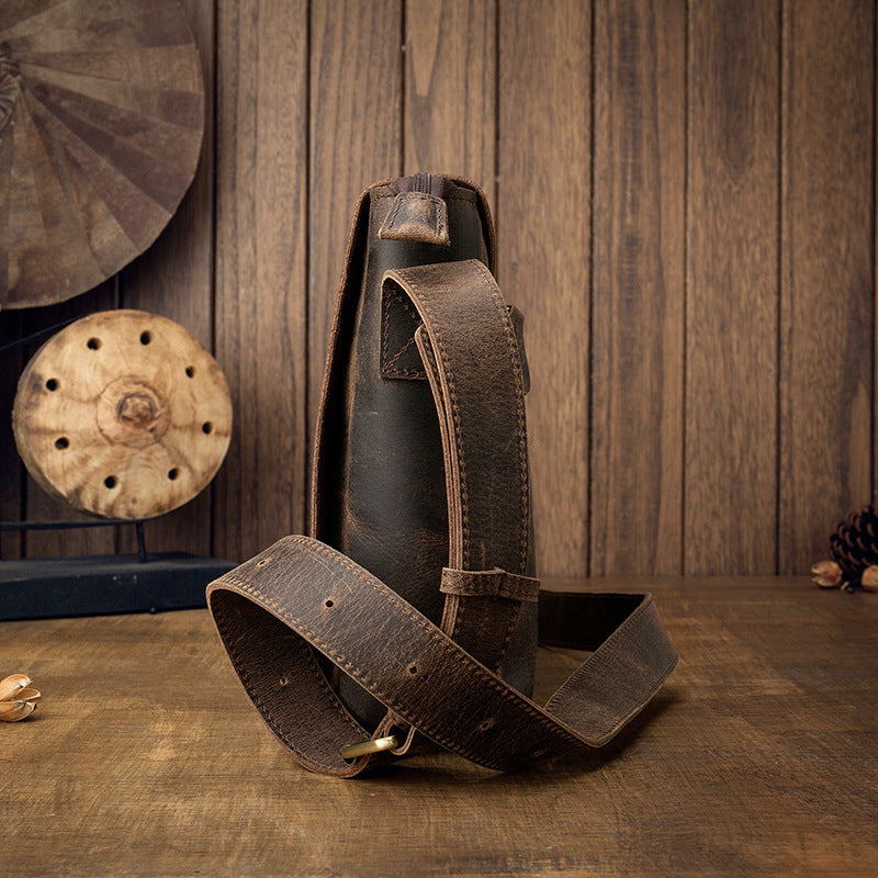 Peaky Dispatch – Vintage Leather Messenger