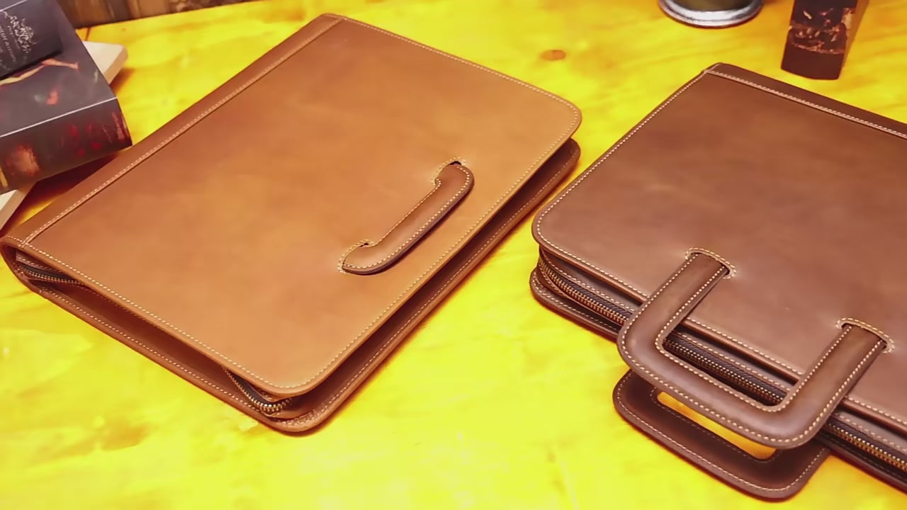 Unagi Utility – Crazy Horse Leather Laptop Case