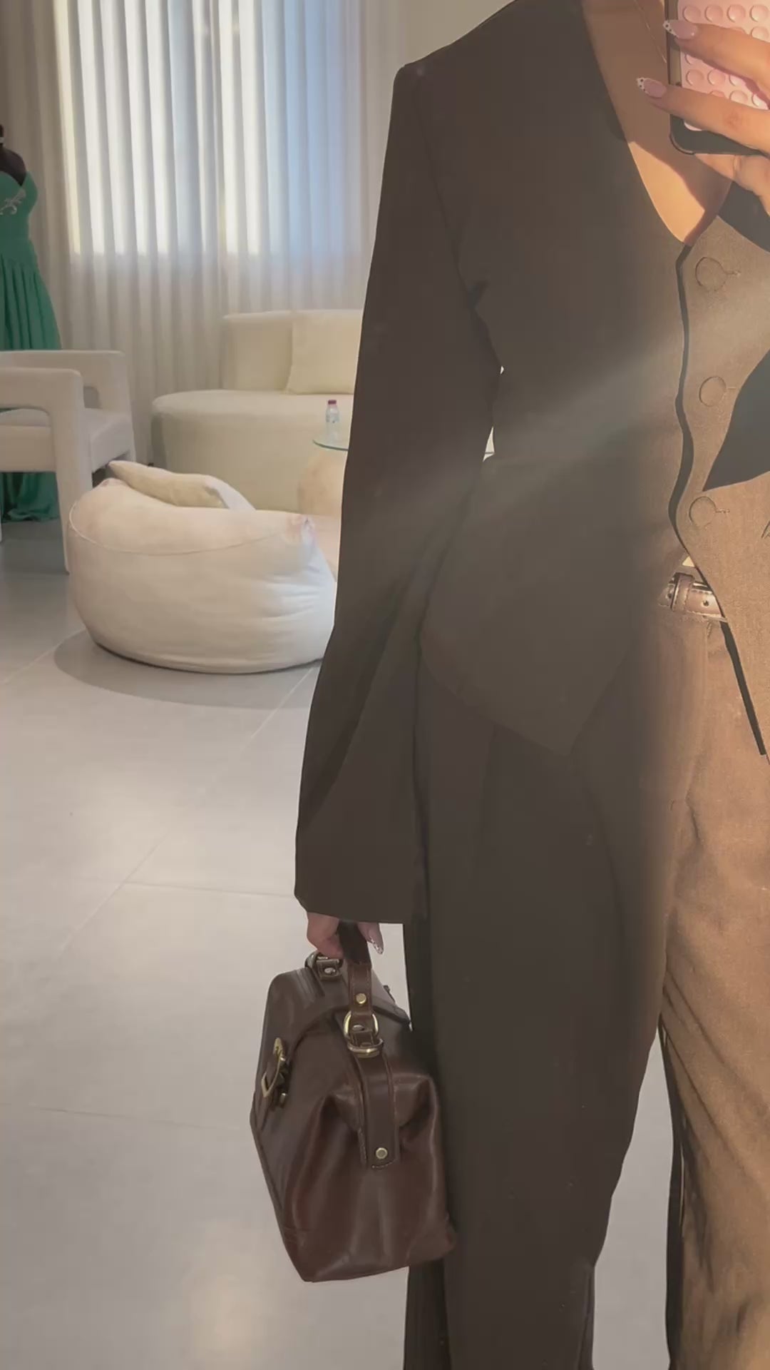 Cornelia Street Soirée – Vintage Cowhide Shoulder Bag