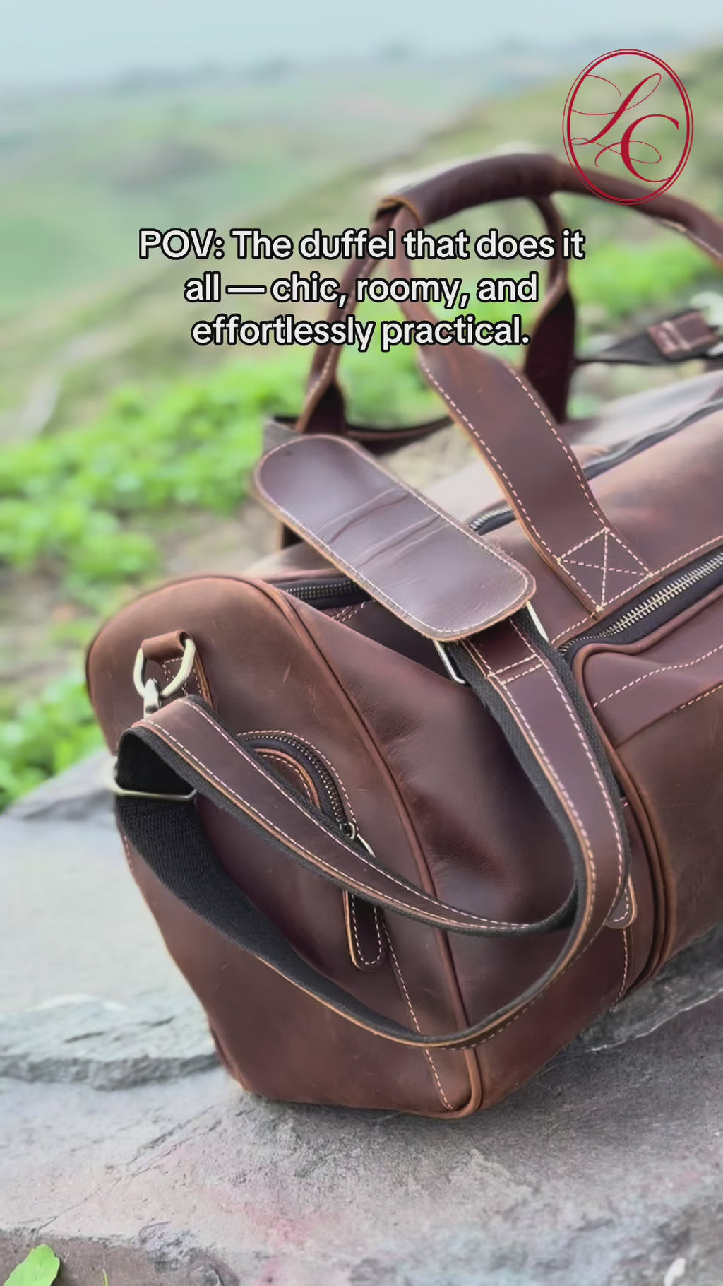 Eight Miles to Gate A – Leather Consultant Weekender Bag