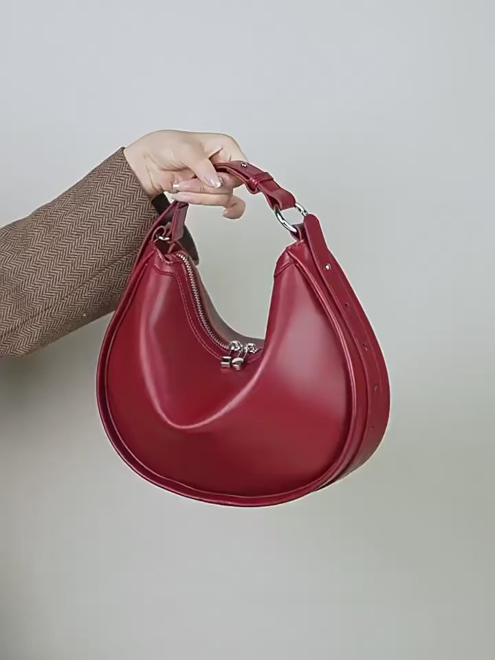 365 Office – Cowhide Crescent Handbag
