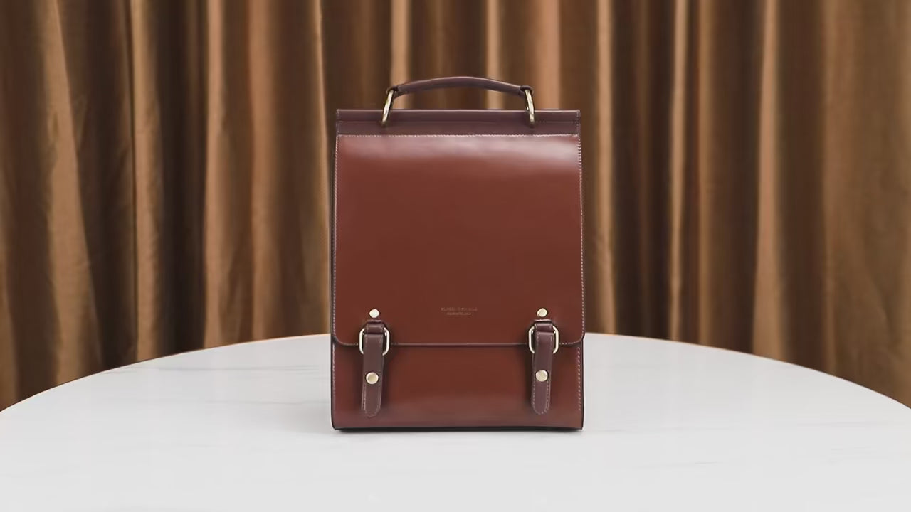 Lorelai’s Legacy – Vintage Genuine Leather Backpack for Writers on the Move