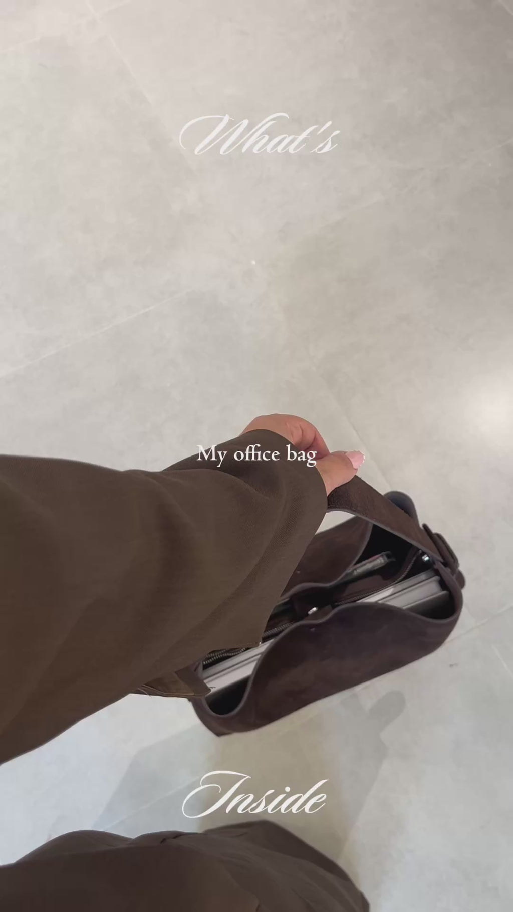 Cozy With Cashmere – Winter Matte Leather Crossbody