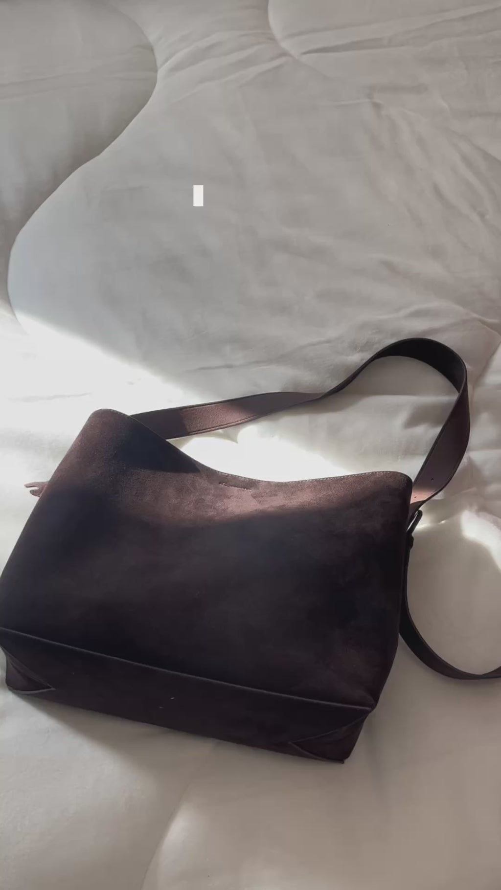 Cozy With Cashmere – Winter Matte Leather Crossbody